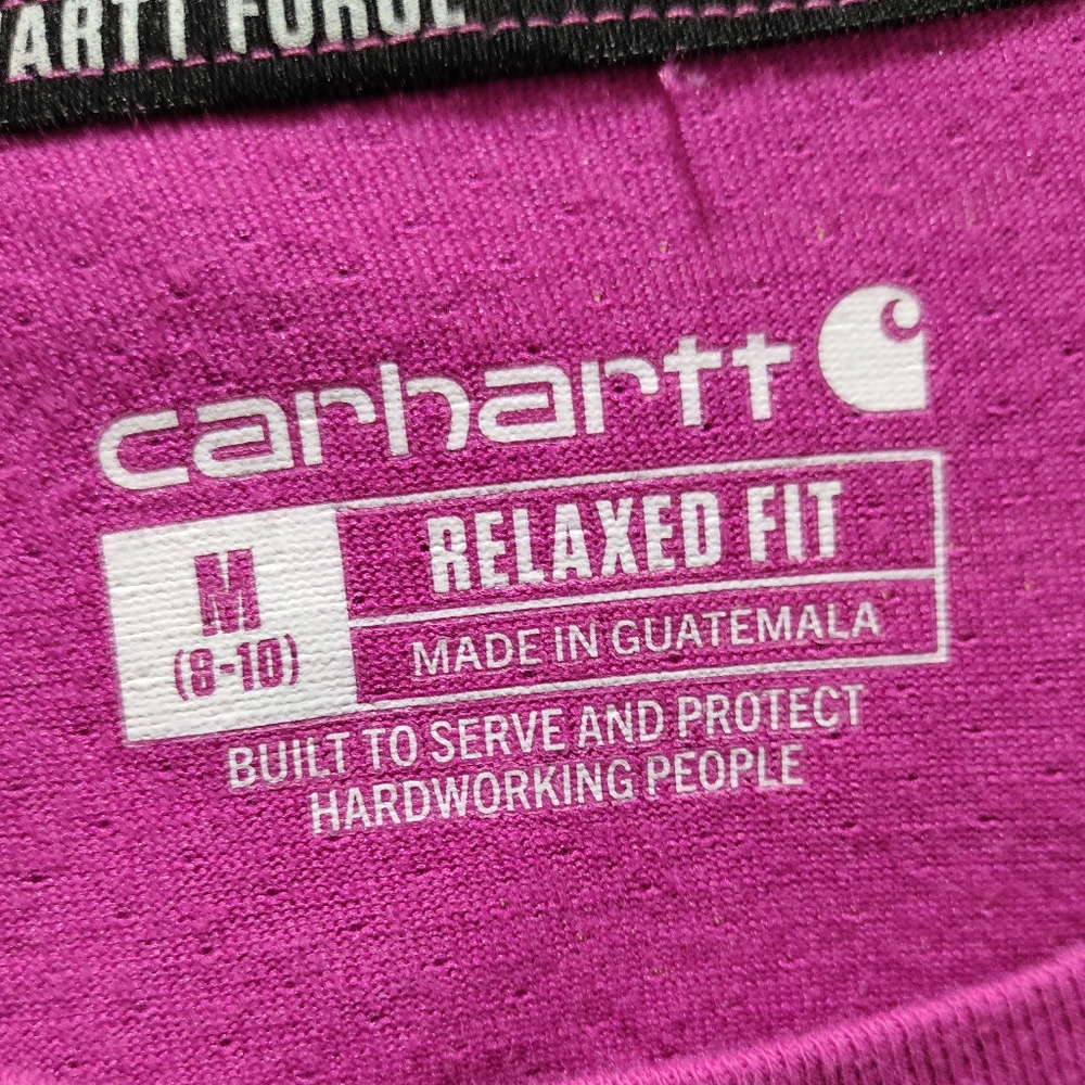 Carhartt Women's Short Sleeve Tee - Pink - Picture 4 of 4